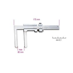 1650FD Tolómérő féktárcsához, rozsdamentes acélból, pontosság 0.1 mm 1650FD Tolómérő féktárcsához, rozsdamentes acélból, pontosság 0.1 mm