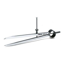 1680C 250 Precíziós jelölő körző, egyenes edzett acélhegyek