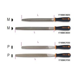 1719BMC/P 250 Félkerek és laposreszelő, műanyag nyéllel 1719BMC/P 250 Félkerek és laposreszelő, műanyag nyéllel