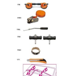 1766/8 8 darabos szélvédőkivágó készlet 1766/8 8 darabos szélvédőkivágó készlet