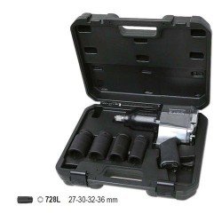 1928K4 1 irányváltós ütvecsavarbehajtó, 4 hosszú gépi dugókulcs 3/4''