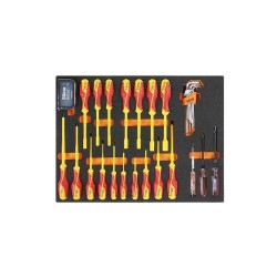 Beta MB63 60 részes szigetelt szerszámkészlet EVA tálcában