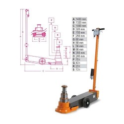 3067/70 13T 70-43-23-13 t hidropneumatikus emelő 3067/70 13T 70-43-23-13 t hidropneumatikus emelő