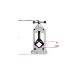 3923  Késvezető szerszám airfoil vázcsövek vágáshoz 80 mm-ig, és 1'' és 1.1/2” közötti kormányoszlop vágáshoz