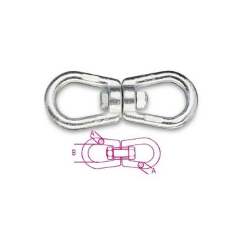 8116 16 Kétoldali forgószem, horganyzott 8116 16 Kétoldali forgószem, horganyzott