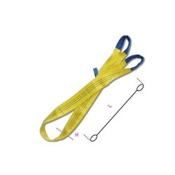 BETA 8156 1-T3 emelőheveder 3 t, 1 m, kétrétegű, PES, erősített végekkel BETA 8156 1-T3 emelőheveder 3 t, 1 m, kétrétegű, PES, erősített végekkel