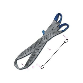 8157 5-T4 4 t szürke emelőheveder kétrétegű, lapos szalag, erősített karikákkal, nagy ellenállású polieszter (PES) 8157 5-T4 4 t szürke emelőheveder kétrétegű, lapos szalag, erősített karikákkal, nagy ellenállású polieszter (PES)