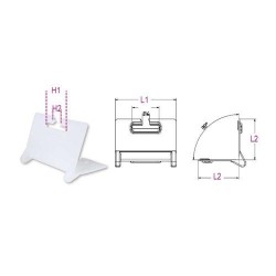 8189PA 135X90 2 sarokvédő poliészter rögzítő hevederekhez 8189PA 135X90 2 sarokvédő poliészter rögzítő hevederekhez