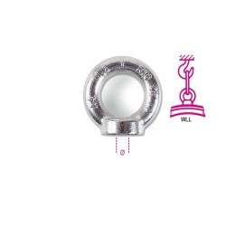 8242F M14 emelő fülescsavar, rozsdamentes acél A4 külső, KOVÁCSOLT 8242F M14 emelő fülescsavar, rozsdamentes acél A4 külső, KOVÁCSOLT