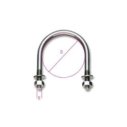 8381SX 77 U csőbilincs 8381SX 77 U csőbilincs