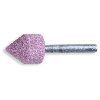 BETA 11121 30X30 Csapos dörzskorongok, rózsaszín korundszemcsés, keramikus kötés, hengeres/csúcsos