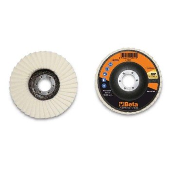 BETA 11259 115 Filc csiszolótárcsák, üvegszál csiszolótalp, egylamellás kivitel BETA 11259 115 Filc csiszolótárcsák, üvegszál csiszolótalp, egylamellás kivitel