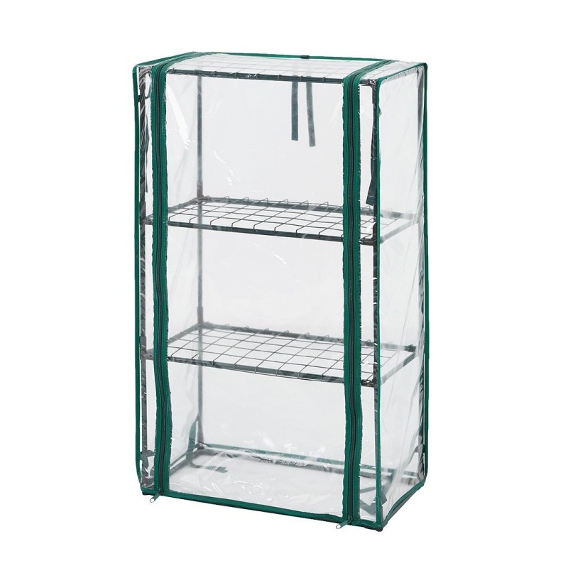 Növényház 46 x 24 x 80cm, PVC fólia, fémszerkezet (15-910) Növényház 46 x 24 x 80cm, PVC fólia, fémszerkezet (15-910)