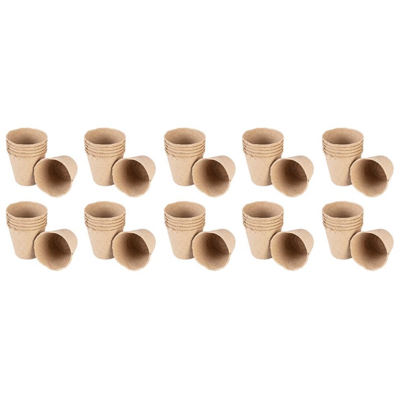 Palántázó doboz, papír, 8x8x7,8cm, 60 db/cs (15G463)