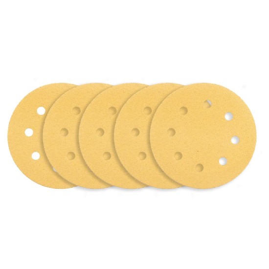 Tépőzáras csiszolópapír 180mm, K80, 5db, 8 lyukakkal csiszológéphez 59G263 (54H022)