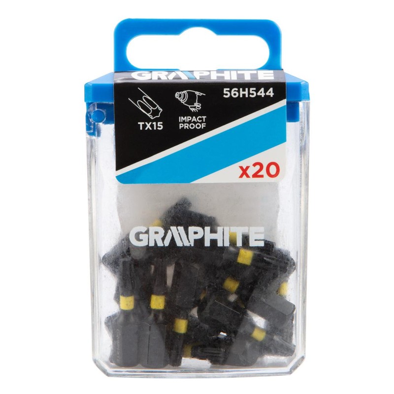 Torziós ütvecsavarozó bit TX15 x 25mm, 20db (56H544)