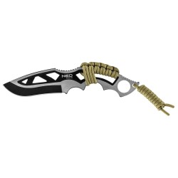 Túlélőkés, 11cm penge, 75cm paracord kötéllel tokban (63-100) Túlélőkés, 11cm penge, 75cm paracord kötéllel tokban (63-100)