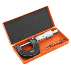 Mikrométer, műanyag tokban, 0-25mm (75-020) Mikrométer, műanyag tokban, 0-25mm (75-020)