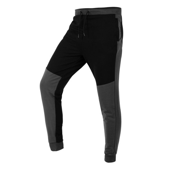 Melegítő nadrág COMFORT, fekete-szürke, 57%pamut 39% poliészter, XL (81-283-XL) Melegítő nadrág COMFORT, fekete-szürke, 57%pamut 39% poliészter, XL (81-283-XL)