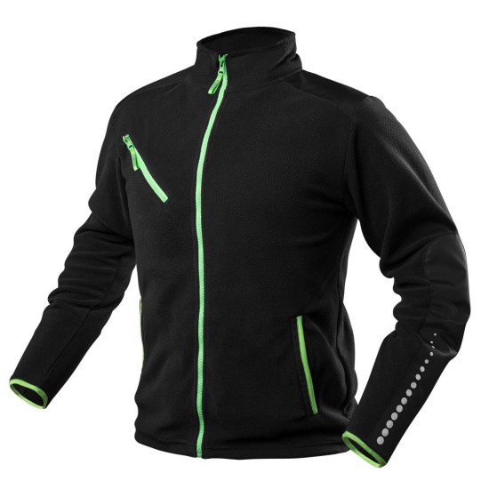 Prémium polár felső, fekete, cordura megerősítésekkel, 300g/m2, M (81-507-M) Prémium polár felső, fekete, cordura megerősítésekkel, 300g/m2, M (81-507-M)