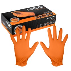 Munkakesztyű, perforált nitril, narancssárga, 50db, XL (97-690-XL) Munkakesztyű, perforált nitril, narancssárga, 50db, XL (97-690-XL)