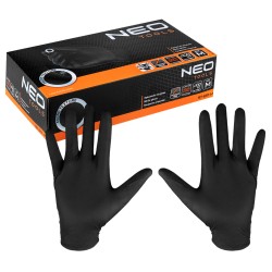 Munkakesztyű, perforált nitril, fekete, 100db, M (97-691-M) Munkakesztyű, perforált nitril, fekete, 100db, M (97-691-M)