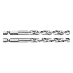 Csigafúró, 1/4'' hatszög szárral, HSS DIN 338, 7mm, 2db/cs Csigafúró, 1/4'' hatszög szárral, HSS DIN 338, 7mm, 2db/cs