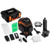 NEO TOOLS 75-141 3D Lézeres szintező – 16 zöld vonal, 360°, 25m hatótáv