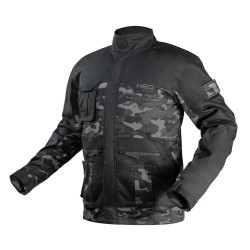 Terepmintás Munkavédelmi kabát CAMO URBAN, 60% pamut, 37% poliészter, 3% elasztán, XXXL Terepmintás Munkavédelmi kabát CAMO URBAN, 60% pamut, 37% poliészter, 3% elasztán, XXXL