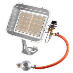 Gázos hősugárzó, palackra szerelhető, kerámia betétes, 2800/4600W Gázos hősugárzó, palackra szerelhető, kerámia betétes, 2800/4600W