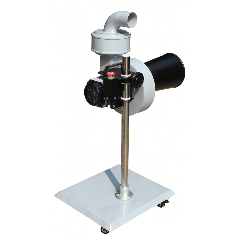 Mobil kipufogógáz elszívó egyszeres, 4m, 0,55kW, 400V, ECAS-301