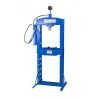 KB Global T61222 hidraulikus‑pneumatikus műhelyprés – 20 t, manométeres