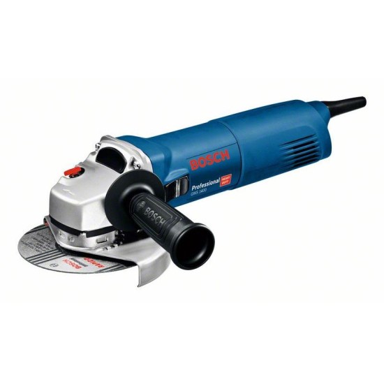 BOSCH Sarokcsiszoló 125 mm GWS 1400 lágy indítású, kartondobozban / 1400 W