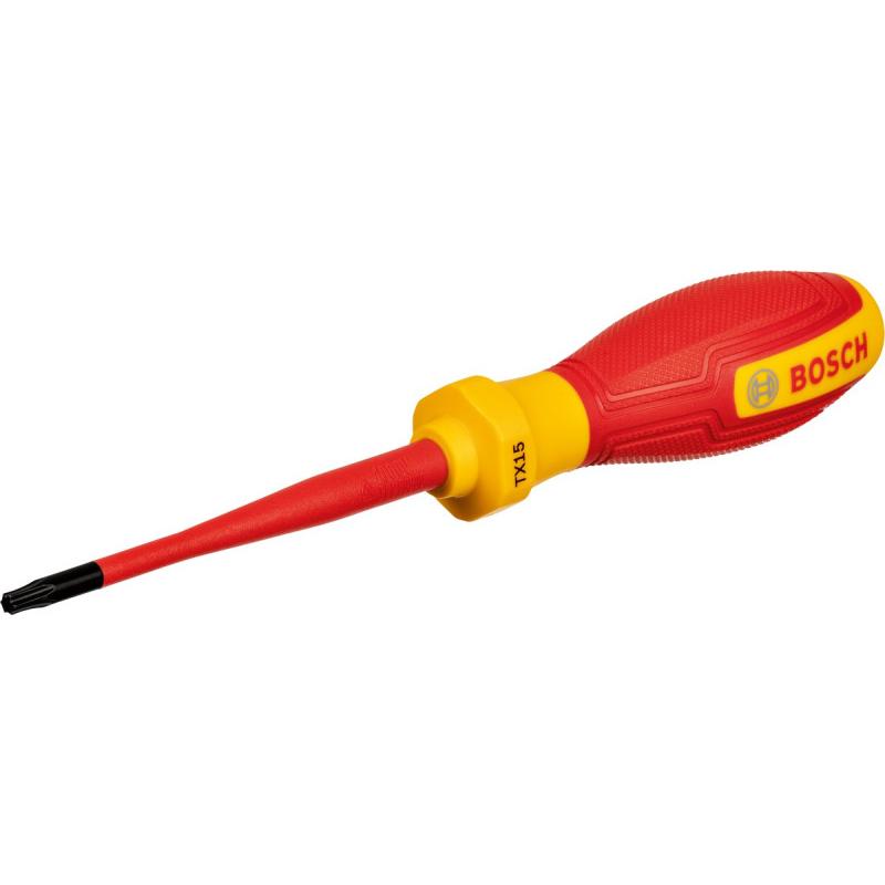 BOSCH Csavarhúzó TX15 x 75 mm 1000 V-ig szigetelt BOSCH Csavarhúzó TX15 x 75 mm 1000 V-ig szigetelt