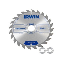IRWIN Fűrésztárcsa fához 190 x 30 mm / 24T IRWIN Fűrésztárcsa fához 190 x 30 mm / 24T
