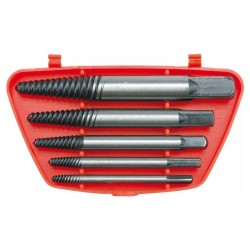 Tört-csavar kiszedő 5 részes 1/4''-9/16'' Tört-csavar kiszedő 5 részes 1/4''-9/16''
