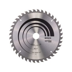 BOSCH Fűrésztárcsa fához 254 x 30 x 2,8 mm / 40T Optiline Wood ATB BOSCH Fűrésztárcsa fához 254 x 30 x 2,8 mm / 40T Optiline Wood ATB