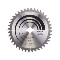 BOSCH Fűrésztárcsa fához 250 x 30 x 3,2 mm / 40T Optiline Wood ATB BOSCH Fűrésztárcsa fához 250 x 30 x 3,2 mm / 40T Optiline Wood ATB