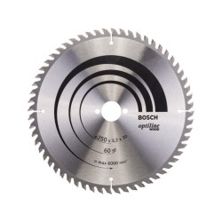 BOSCH Fűrésztárcsa fához 250 x 30 x 3,2 mm / 60T Optiline Wood ATB BOSCH Fűrésztárcsa fához 250 x 30 x 3,2 mm / 60T Optiline Wood ATB