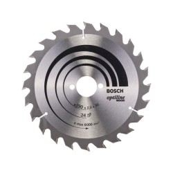 BOSCH Fűrésztárcsa fához 190 x 30 x 2,0 mm / 24T Optiline Wood ATB BOSCH Fűrésztárcsa fához 190 x 30 x 2,0 mm / 24T Optiline Wood ATB