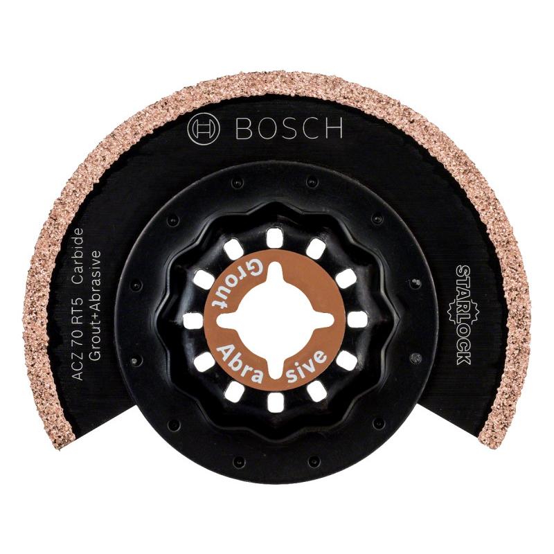 BOSCH Fugaeltávolító fűrészlap ACZ 70 RT5 70 x 1,6 mm karbidszemcsés Starlock BOSCH Fugaeltávolító fűrészlap ACZ 70 RT5 70 x 1,6 mm karbidszemcsés Starlock