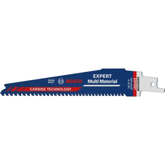 BOSCH EXPERT Szablyafűrészlap S956 XHM 150 mm / 6-8 TPI karbidfogas Multi material