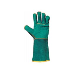 Hegesztőkesztyű (2630) hőálló, szikraálló, zöld Hegesztőkesztyű (2630) hőálló, szikraálló, zöld