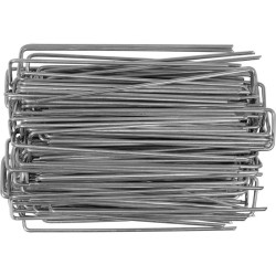 FLO talajtakaró rögzítő tüske acél 150 mm (100 db) FLO talajtakaró rögzítő tüske acél 150 mm (100 db)