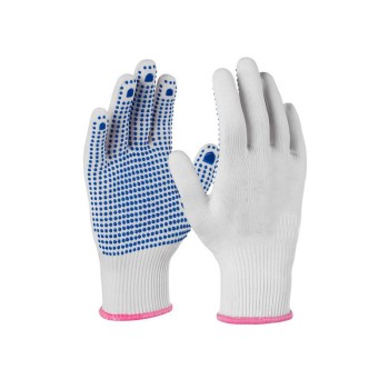 Cérnakesztyű pöttyözött csúszásbiztos 9-es POLI FLEX N Cérnakesztyű pöttyözött csúszásbiztos 9-es POLI FLEX N