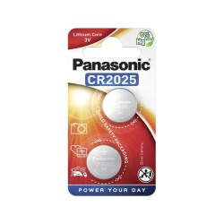 PANASONIC CR2025 lítium gombelem 3 V (2 db) PANASONIC CR2025 lítium gombelem 3 V (2 db)