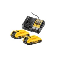 DEWALT XR Akkumulátor és töltő szett 18 V (2 x 2 Ah akku) DCB1104D2 DEWALT XR Akkumulátor és töltő szett 18 V (2 x 2 Ah akku) DCB1104D2