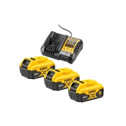 DEWALT XR Akkumulátor és töltő szett 18 V (3 x 5 Ah akku) DCB1104P3 DEWALT XR Akkumulátor és töltő szett 18 V (3 x 5 Ah akku) DCB1104P3