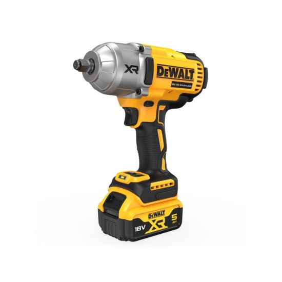 DEWALT Akkus ütvecsavarozó 18 V szénkefe nélküli 1/2'' 1396/1898 Nm (2 x 5,0 Ah akku+töltő+TSTAK)