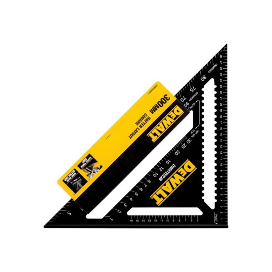 DEWALT Talpas derékszög vonalzó 300 mm